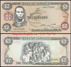 Jamaica 2 Dollars 1993 UNC