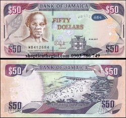 Jamaica 50 Dollars 2017 UNC - TT000556