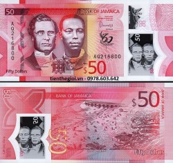 Jamaica 50 Dollars 2022 UNC Polyme - SP001854