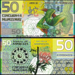 Kamberra 50 numismas 2013 UNC Rắn