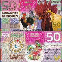 Kamberra 50 numismas 2017 UNC Gà