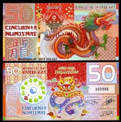 Kamberra 50 numismas 2024 UNC Rồng - SP007449