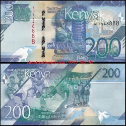 Kenya 200 shillings 2019 Unc