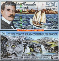 Kerguelen 500 Francs 2012 UNC Polymer