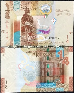 Kuwait 1/4 Dinar 2014 UNC