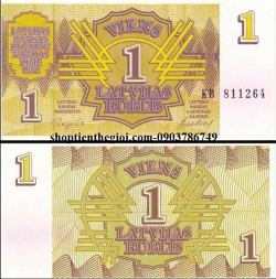 Latvia 1 Rubli 1992 UNC