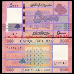 Lebanon - Li ban 5000 Livre 2014 UNC - SP006040