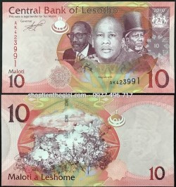 Lesotho 10 Maloti 2011 UNC