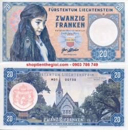 Liechtenstein 20 Franken 2020 UNC Test Note Specimen - SP006245