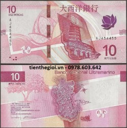 Macao 10 Patacas 2024 UNC Ultramarino Bank - SP007355