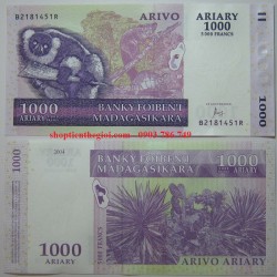 Madagasca 1000 Aliari 2004 UNC