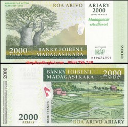 Madagasca 2000 Aliari 2007 UNC