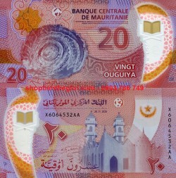 Mauritania 20 Ouguiya 2021 UNC Polyme (tờ) - SP006137