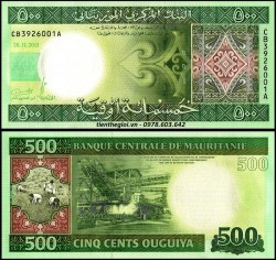 Mauritania 500 Ouguiya 2013 UNC - SP007432