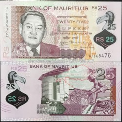 Mauritius 25 Rupees 2013 UNC Polymer - TT000398