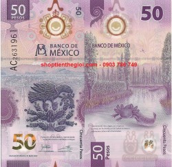 Mexico 50 Pesos 2021 UNC Polymer Kỷ Niệm Độc Lập - SP006223