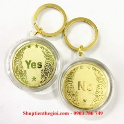 Móc Khóa Xu Quyết Định Yes No - SP005276