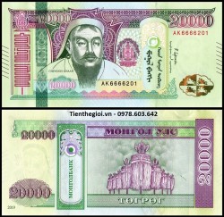 Mongolia - Mông Cổ 20.000 Tugrik 2013 UNC - SP001437