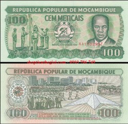 Mozambique 100 Meticais 1989 UNC