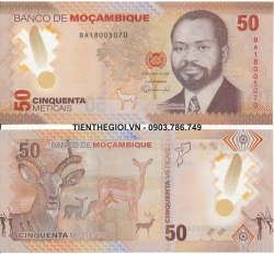 Mozambique 50 Meticais 2024 UNC Polymer - SP007842