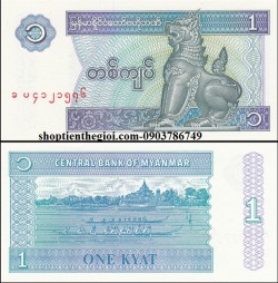 Myanmar 1 Kyat 1996 UNC