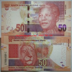 Nam Phi - South Africa 50 Rand 2015 UNC