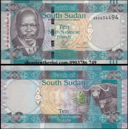 Nam Sudan 10 Pound 2015 UNC