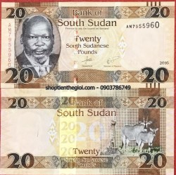 Nam Sudan 20 Pound 2015 UNC