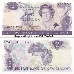 New Zealand 2 dollar 1981 UNC