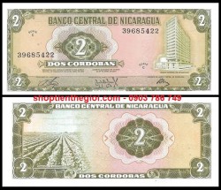 Nicaragua 2 Cordobas 1972 UNC - SP001779