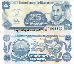 Nicaragua 25 Centavos 1990 UNC