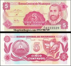 Nicaragua 5 Centavos 1990 UNC