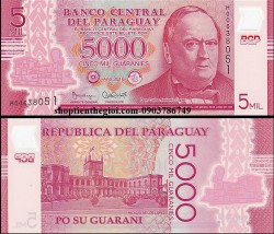 Paraguay 5000 Guaranies 2013 UNC Polyme