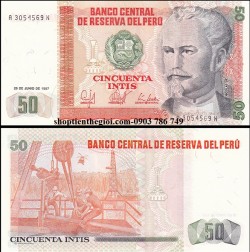 Peru 50 Intis 1987 UNC