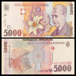 Romania 5000 Lei 1998 UNC - SP007629