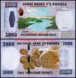 Rwanda 2000 Francs 2024 UNC - SP001975