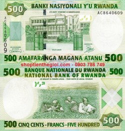 Rwanda 500 Francs 2004 UNC - SP001977