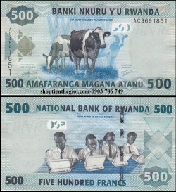 Rwanda 500 Francs 2013 UNC