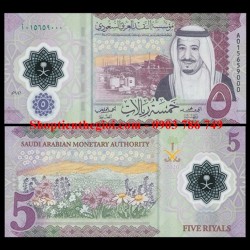 Saudi Arabia - Ả Rập Saudi 5 Rial 2020 UNC Polyme  -  SP005296