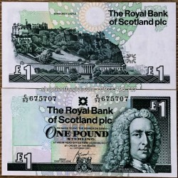 Scotland 1 pound 2007 UNC