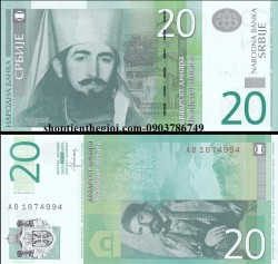 Serbia 20 Dinara 2011 UNC