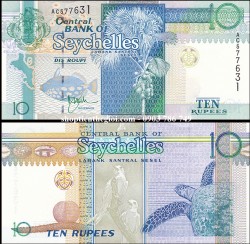 Seychelles 10 Rupees 2013 UNC - TT000418