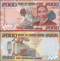 Sierra Leone 2000 Leones 2010 UNC