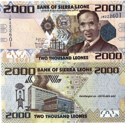 Sierra Leone 2000 Leones 2021 UNC - SP007429