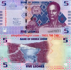 Sierra Leone 5 Leones 2022 UNC - SP006138