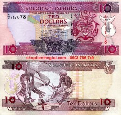 Solomon 10 Dollars 2012 UNC - SP006234