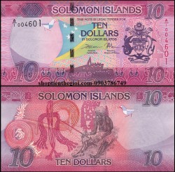 Solomon 10 Dollars 2017 UNC