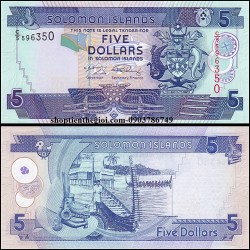 Solomon 5 Dollars 2006 UNC