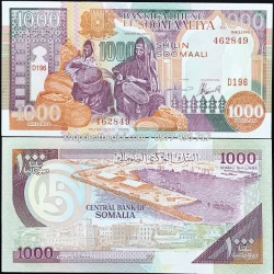 Somalia 1000 Shillings 1996 UNC