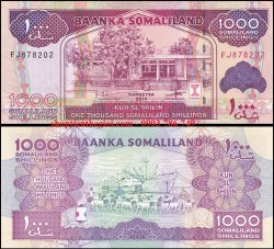 Somaliland 1000 Shillings 2014 UNC